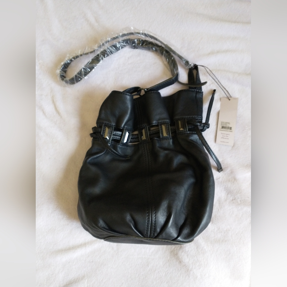 Kooba Echo leather bucket crossbody bag